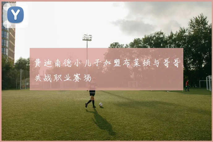 费迪南德小儿子加盟布莱顿与哥哥共战职业赛场